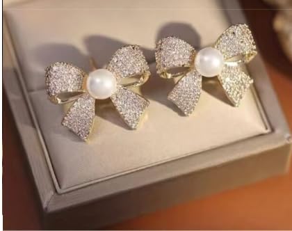 Bow Pearl Earrings