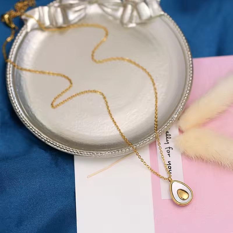 Avocado 18k Gold plated Necklace