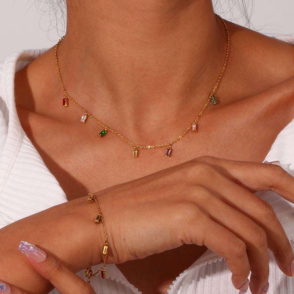Colorful Stone Necklace