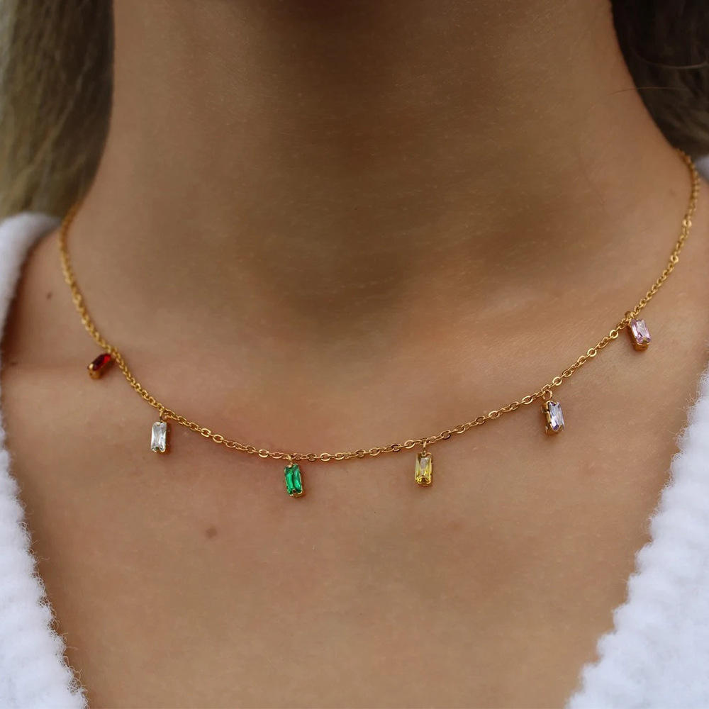 Colorful Stone Necklace