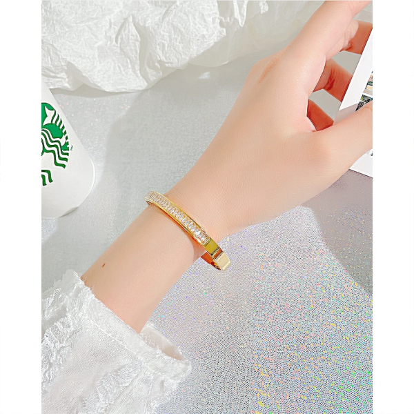 Radiance Row Bangle Bracelet