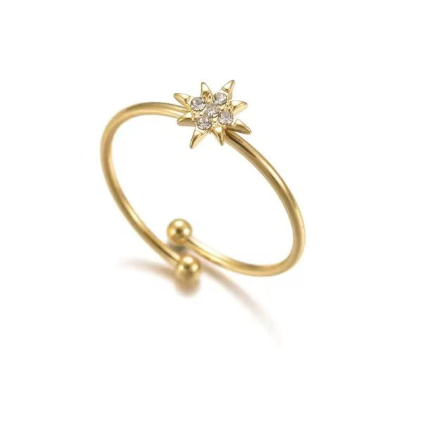 SITARA 18K GOLD PLATED DAINTY RING
