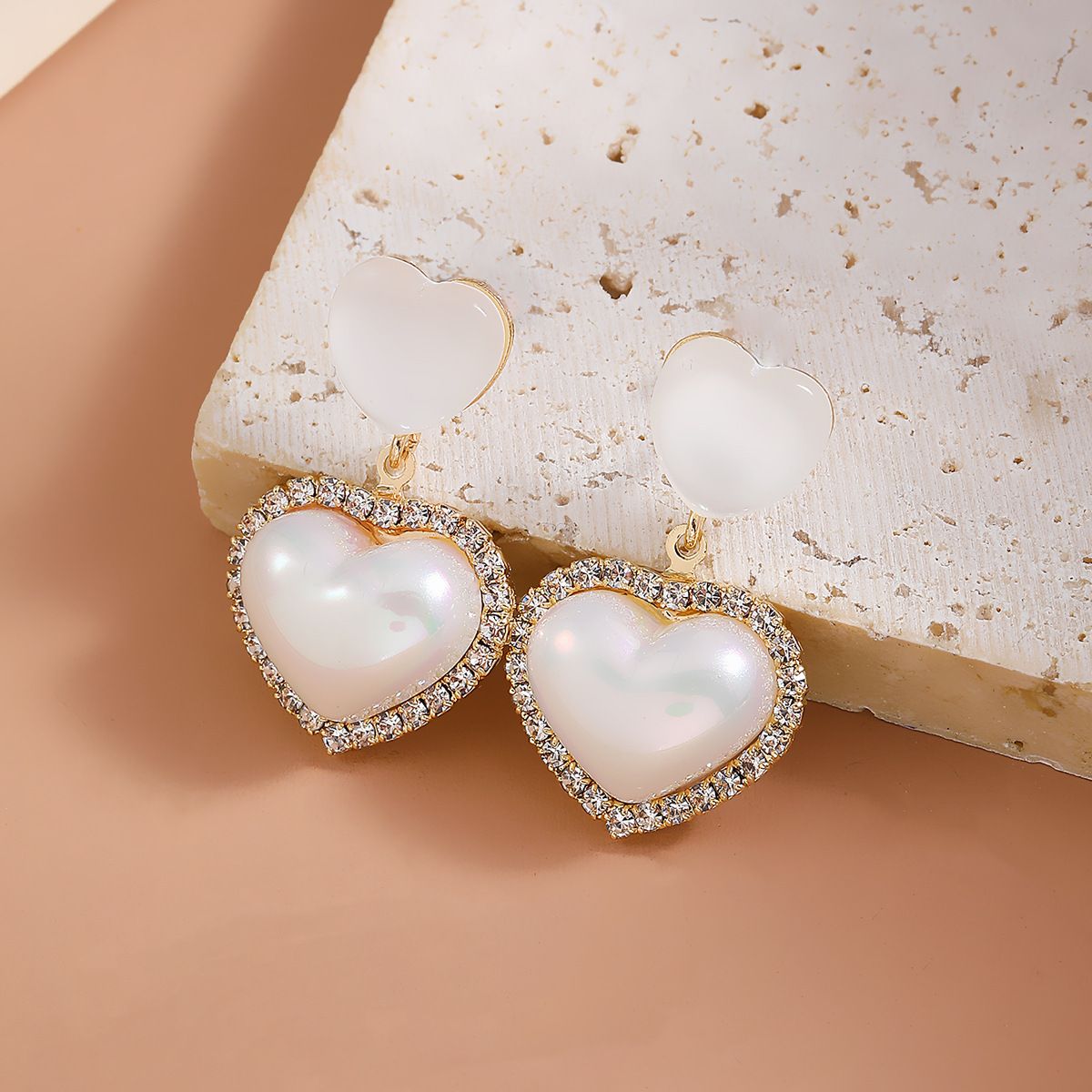 HeartBeat Pearl Cute Earrings