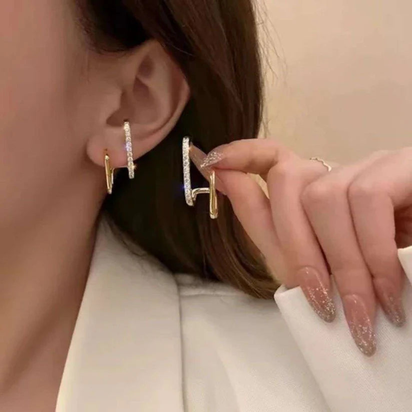 Dazzling Dainty Ear Cuff Earrings