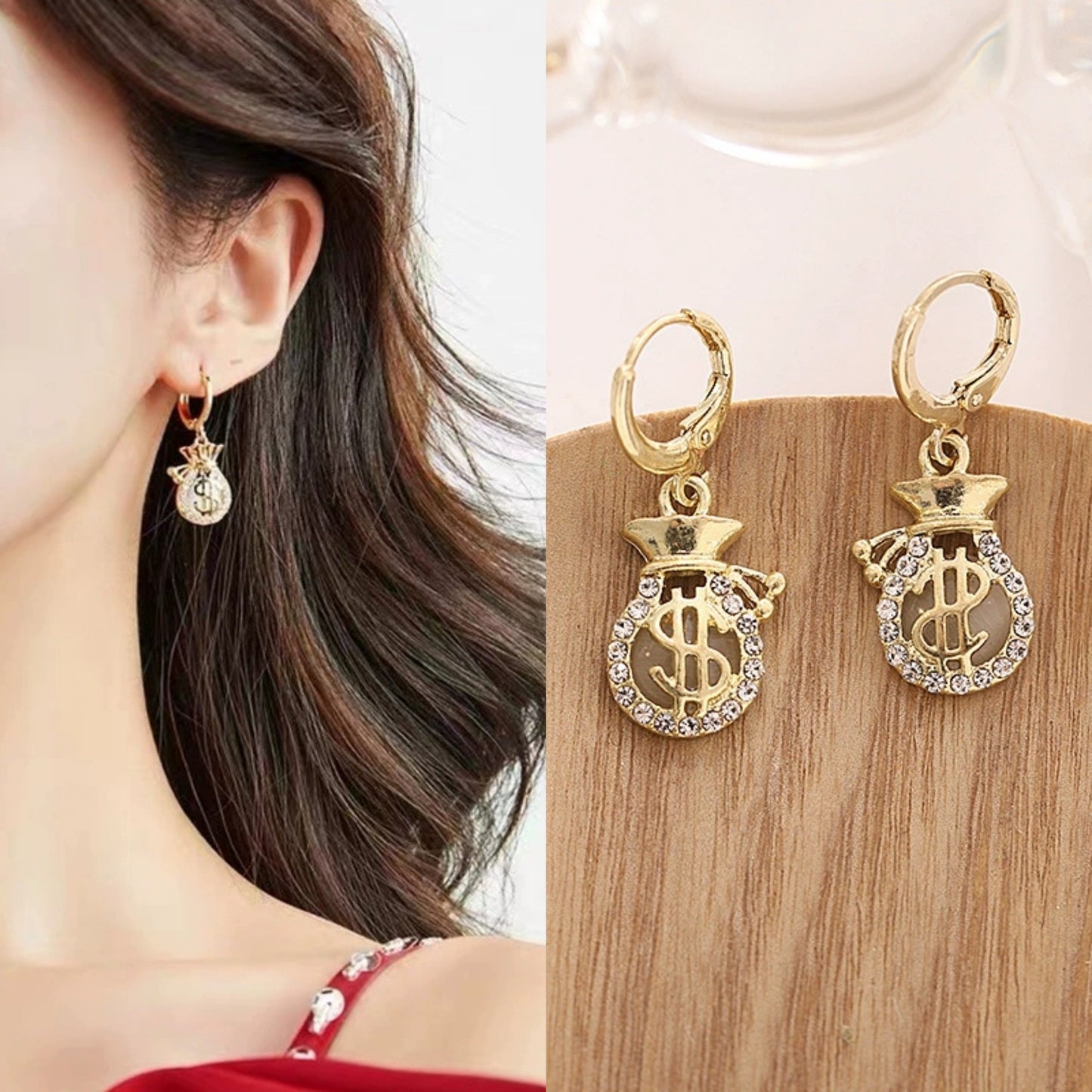 Dollar Dangles Earrings