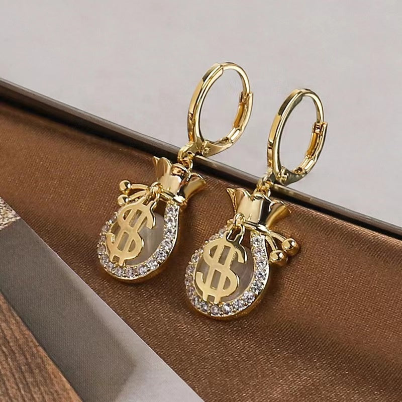 Dollar Dangles Earrings