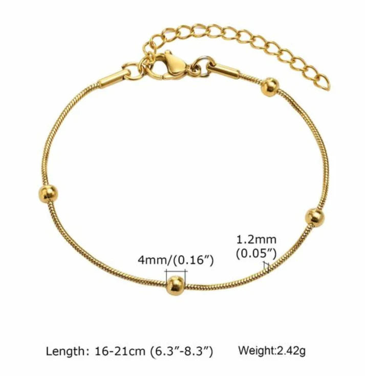 Beaded Chain Bracelet