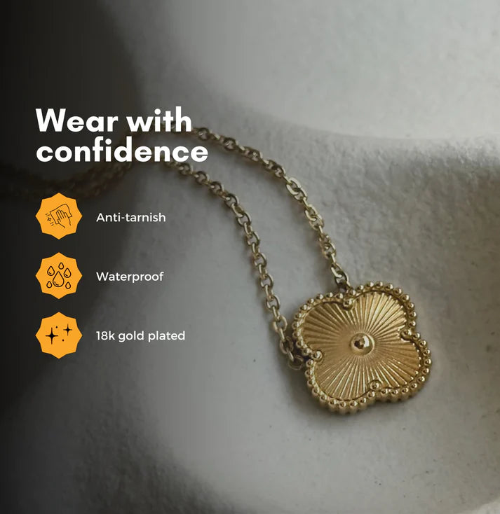 Noor 18k Clover Necklace