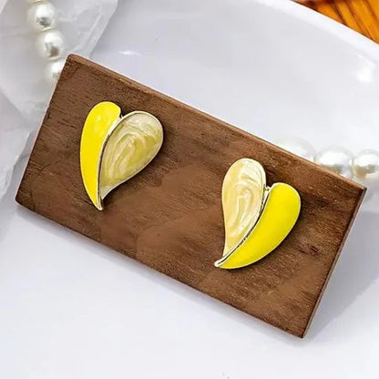Cute Love Heart Stud Earrings