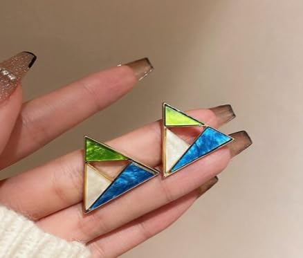 Stylish Triangular Stud Earrings