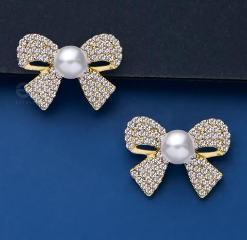 Bow Pearl Earrings