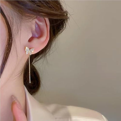 Butterfly Chain Earrings