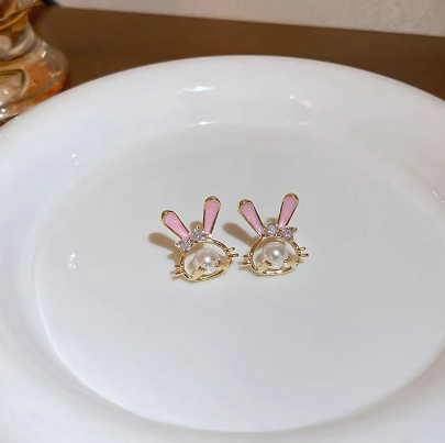 Cute Bunny Stud Earrings