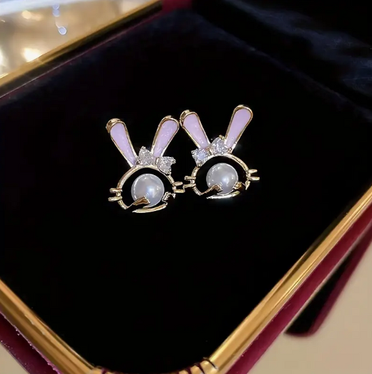 Cute Bunny Stud Earrings