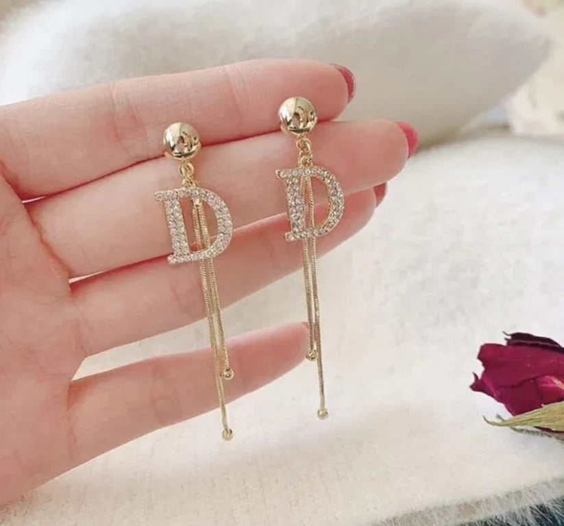 Trending D Long Dangling Earrings