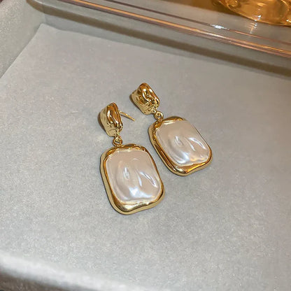 Statement Molten Pearl Earrings