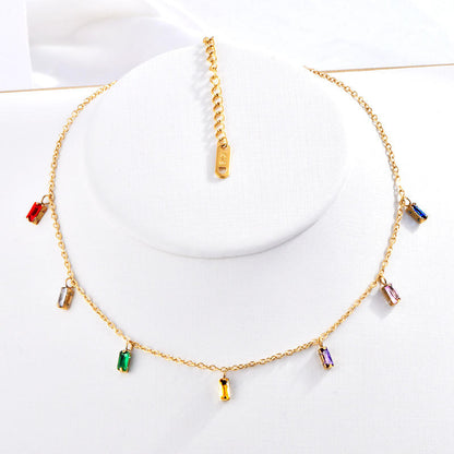 Colorful Stone Necklace
