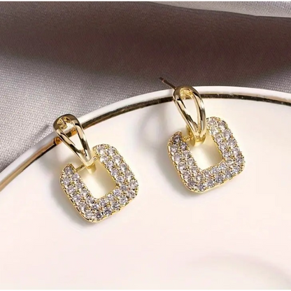 Square Bling Earrings