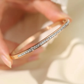 Rhinestones Band Bracelet