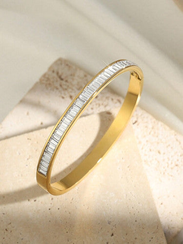 Radiance Row Bangle Bracelet