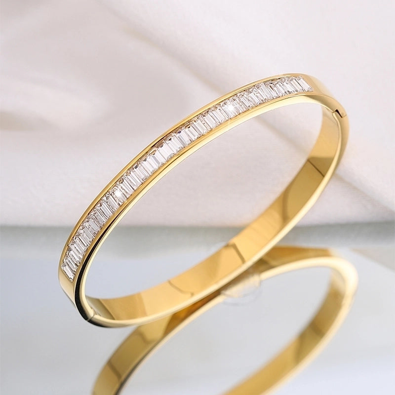 Radiance Row Bangle Bracelet
