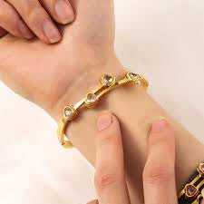 White Heart Bracelet