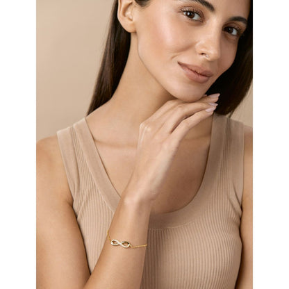 BEYOND LOVE 18K GOLD PLATED INFINITY BRACELET