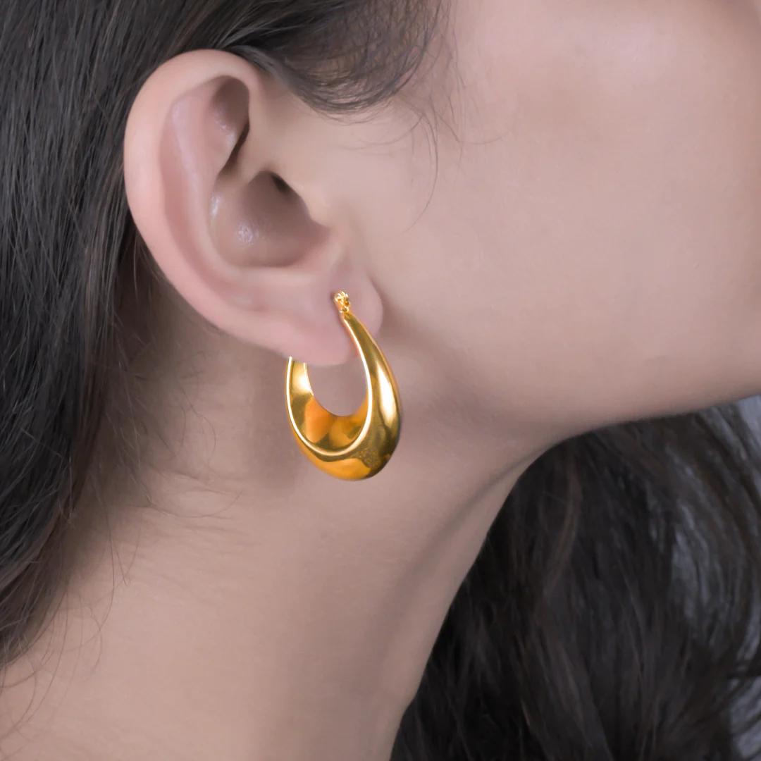 Statement Hoops Earrings