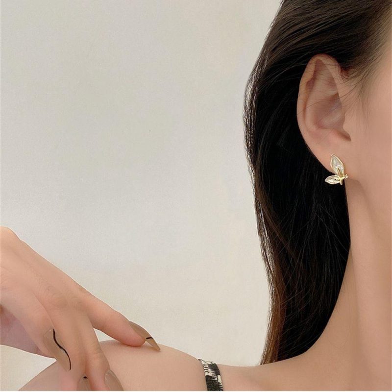Small Butterfly Stud Earrings
