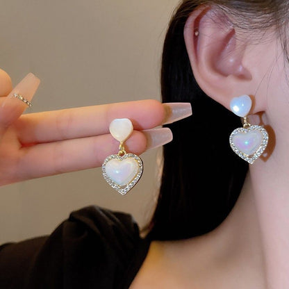 HeartBeat Pearl Cute Earrings