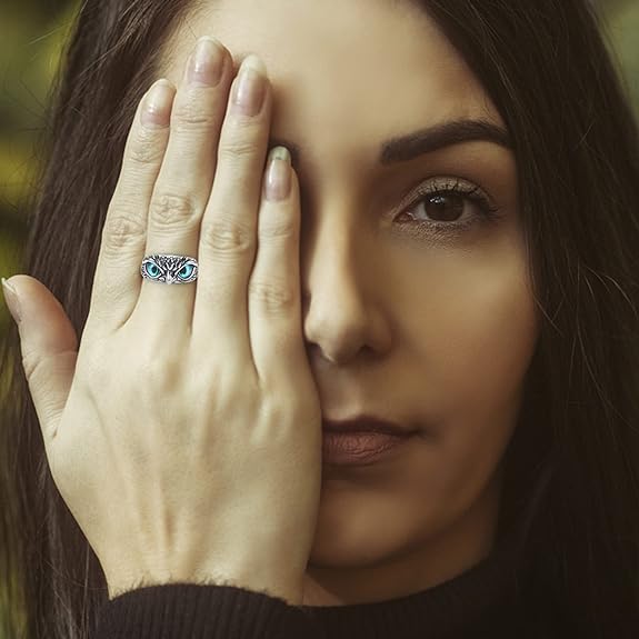 Owl Eyes Finger Ring