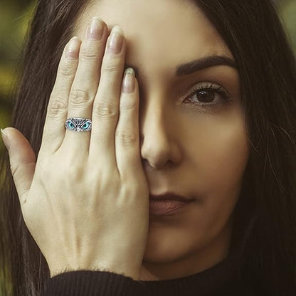 Owl Eyes Finger Ring