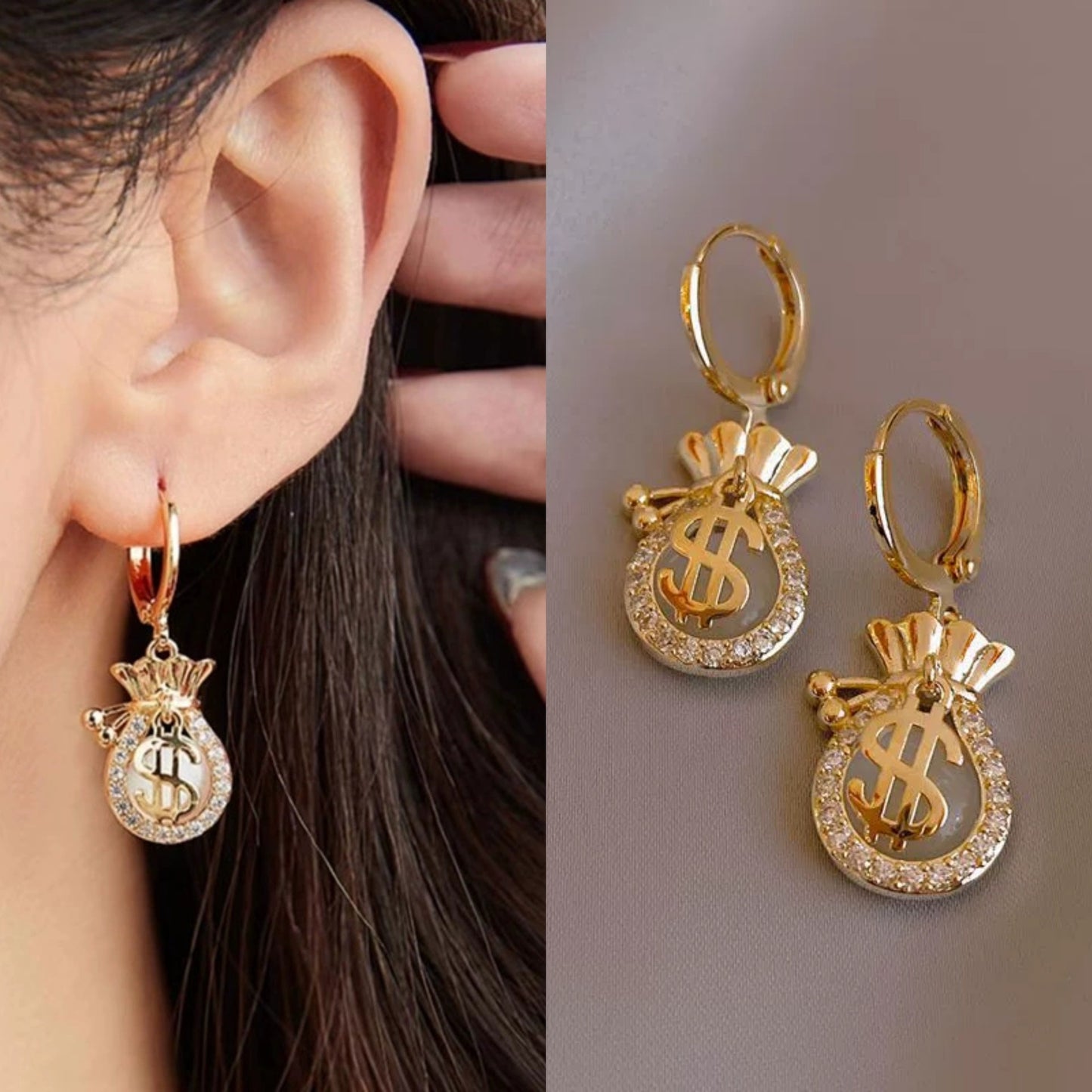 Dollar Dangles Earrings