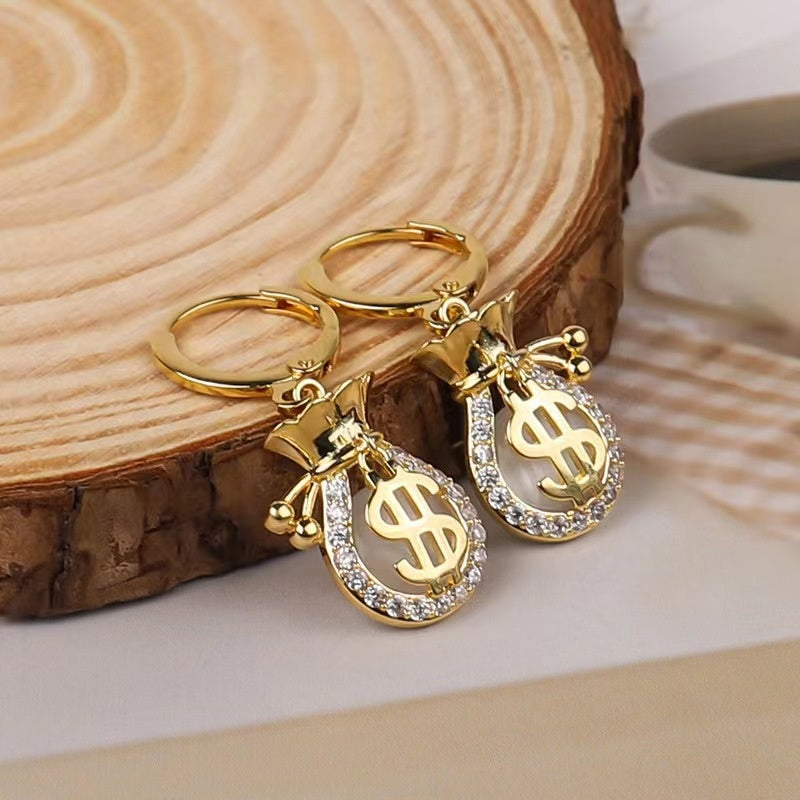 Dollar Dangles Earrings