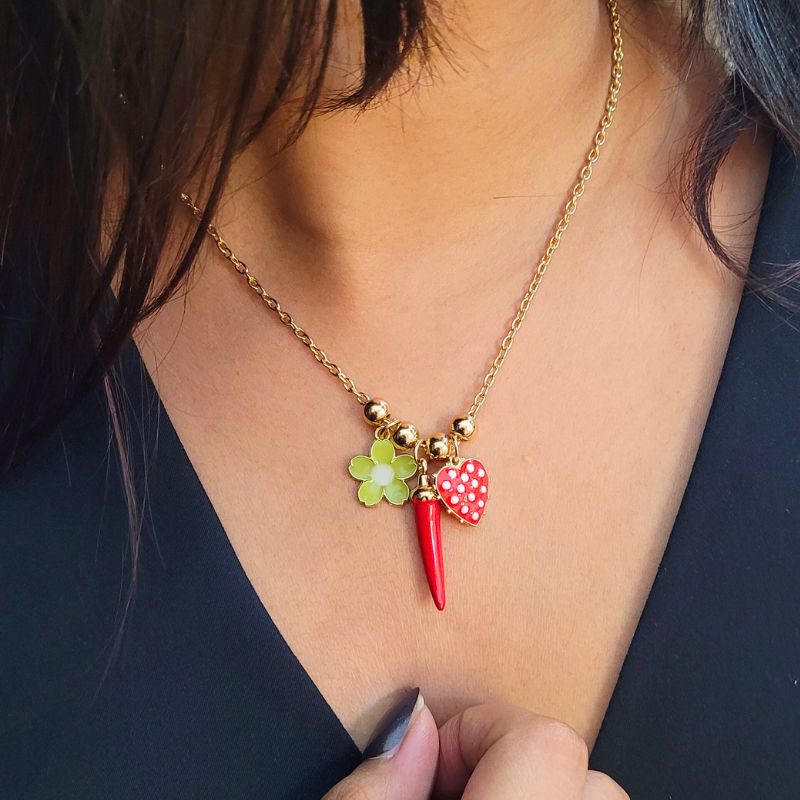 Sweet & Spicy Charm Necklace