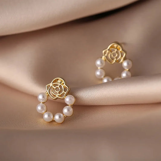 Pearl Pixies Stud Earrings